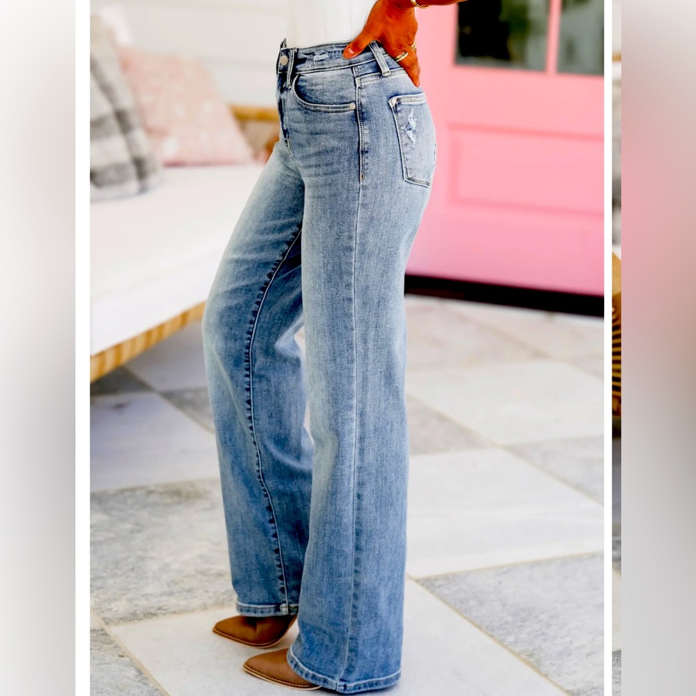 Judy Blue Light Vintage Wash High Rise Jeans